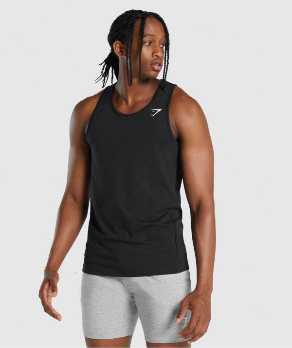 Panske Tielko Gymshark Critical 2.0 Čierne | VL7321064